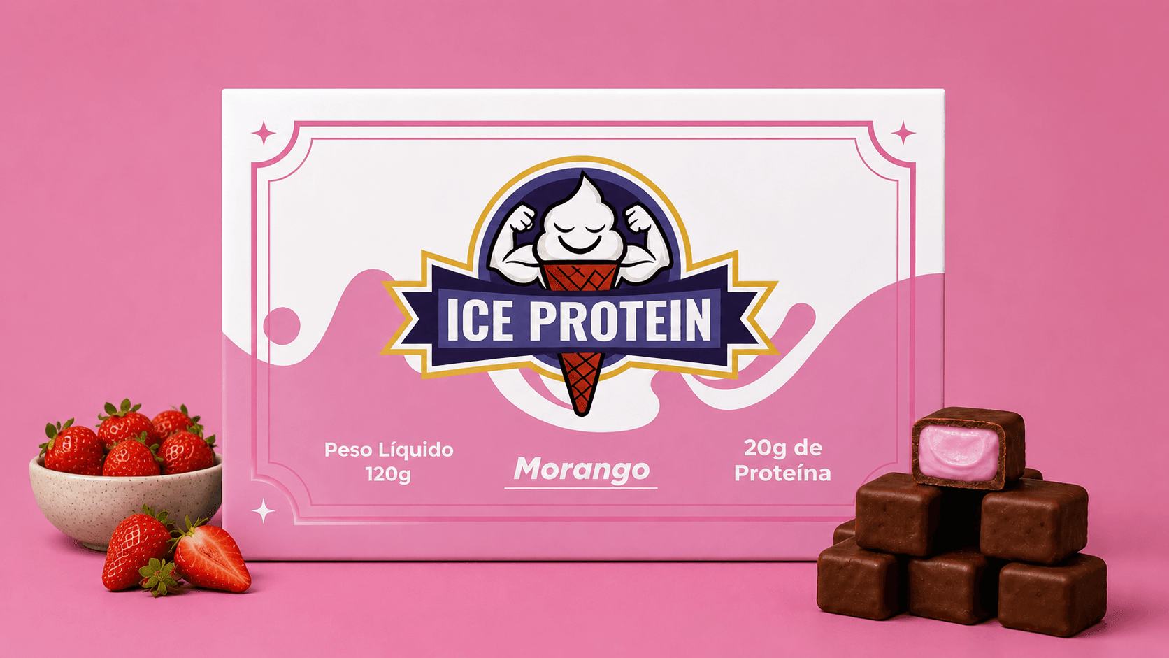 Ice Protein Morango